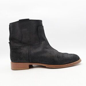 Rag & Bone Holly Ankle Boots Booties Shoes Women's EU Size 39 Waxed Suede
